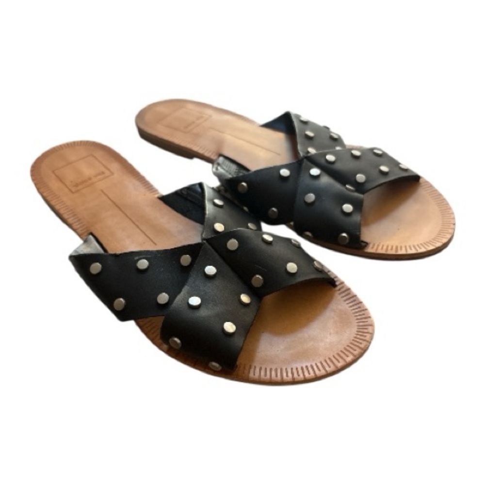✨ Dolce Vita Black Studded Sandals ✨